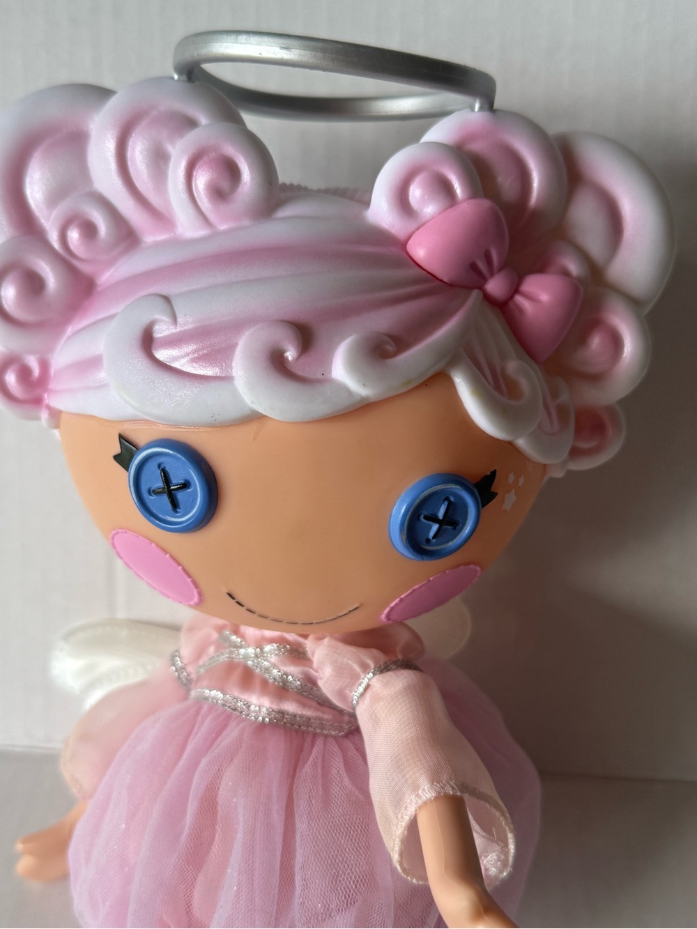 Lalaloopsy Cloud E Sky Doll Pink Dress Wings and Halo 2012 Full Size 12" Angel